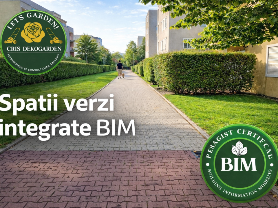 Spatii verzi integrate BIM